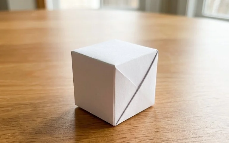 Origami Dados de Papel: Moldes Fáceis DIY Passo a Passo